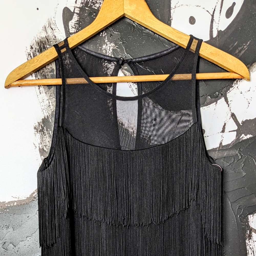 White House Black Market tiered flapper dress